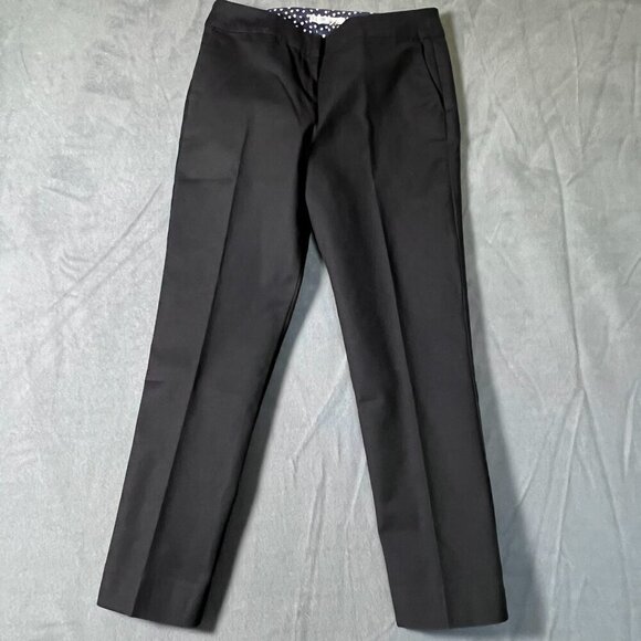 Boden Classic Black Chino 7/8 Pants 6P - Picture 4 of 10